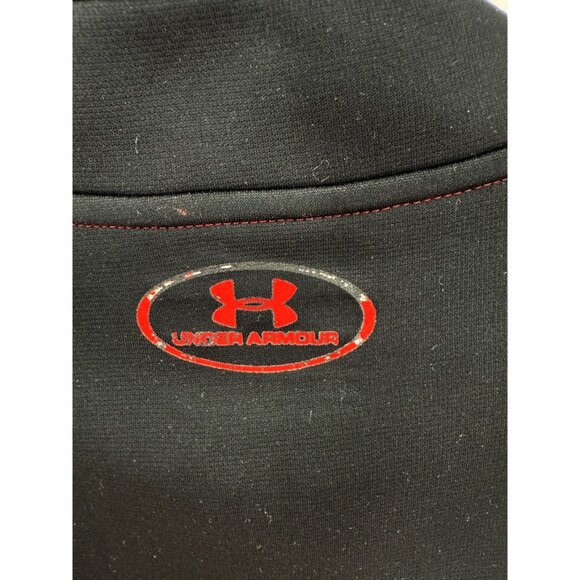 Under Armour 1/2 Zip Performance Fleece Pullover Sweater Mens Maroon/Black M - Picture 5 of 13
